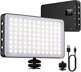 Panneau LED sur Caméra