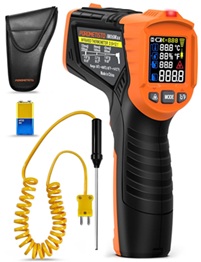 4 en 1 Thermomètre infrarouge professionnel